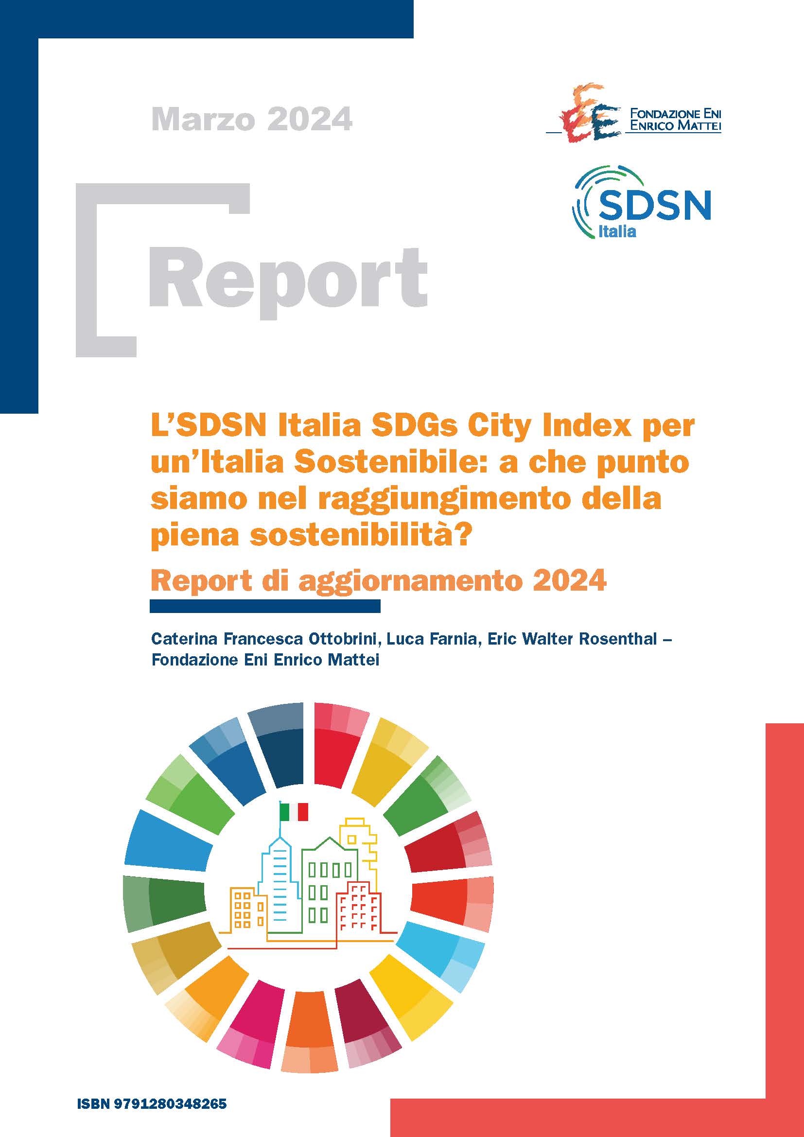 LSDSN Italia SDGs City Index Per UnItalia Sostenibile A Che Punto